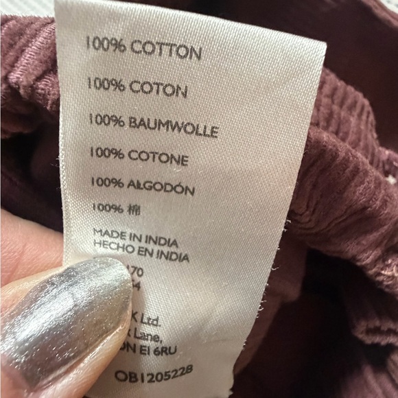Kimchi Blue Emerson Corduroy Pant- Burgundy - Picture 6 of 12
